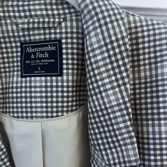 Abercrombie & Fitch Jackets & Blazers - Abercrombie & Fitch Plaid Blazer Size Large